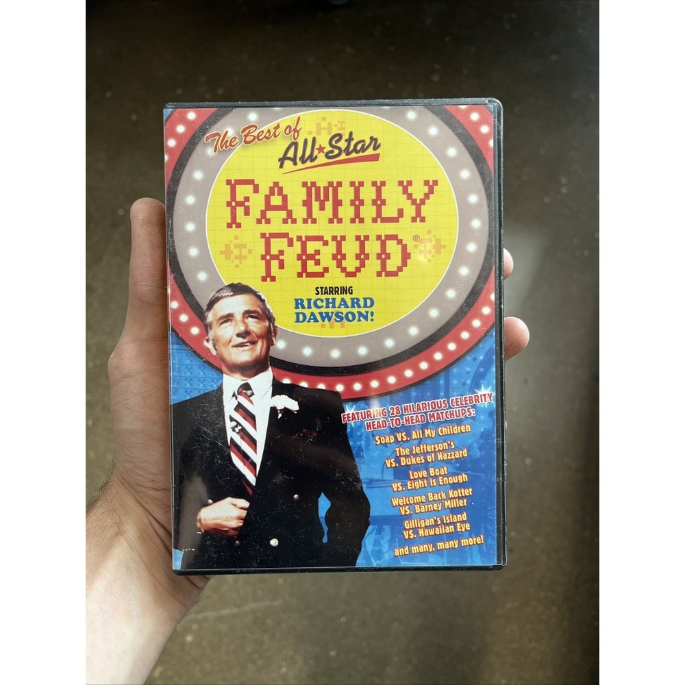 THE BEST OF ALL-STAR FAMILY FEUD - (DVD, 4-DISC SET, 2010) - RICHARD DAWSON